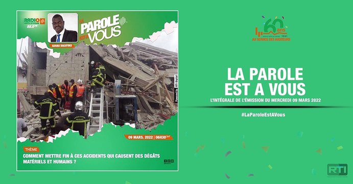 La parole est à vous du 09 mars par Adama Bakayoko [ Radio Côte d'Ivoire ]