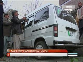 Serangan bom dan tembakan di Pakistan