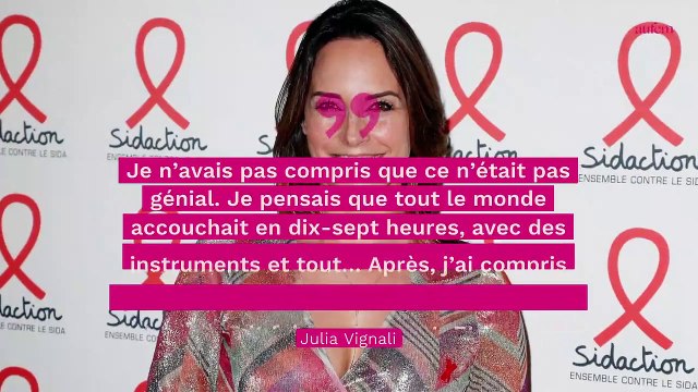 Julia Vignali évoque son regret sur son accouchement