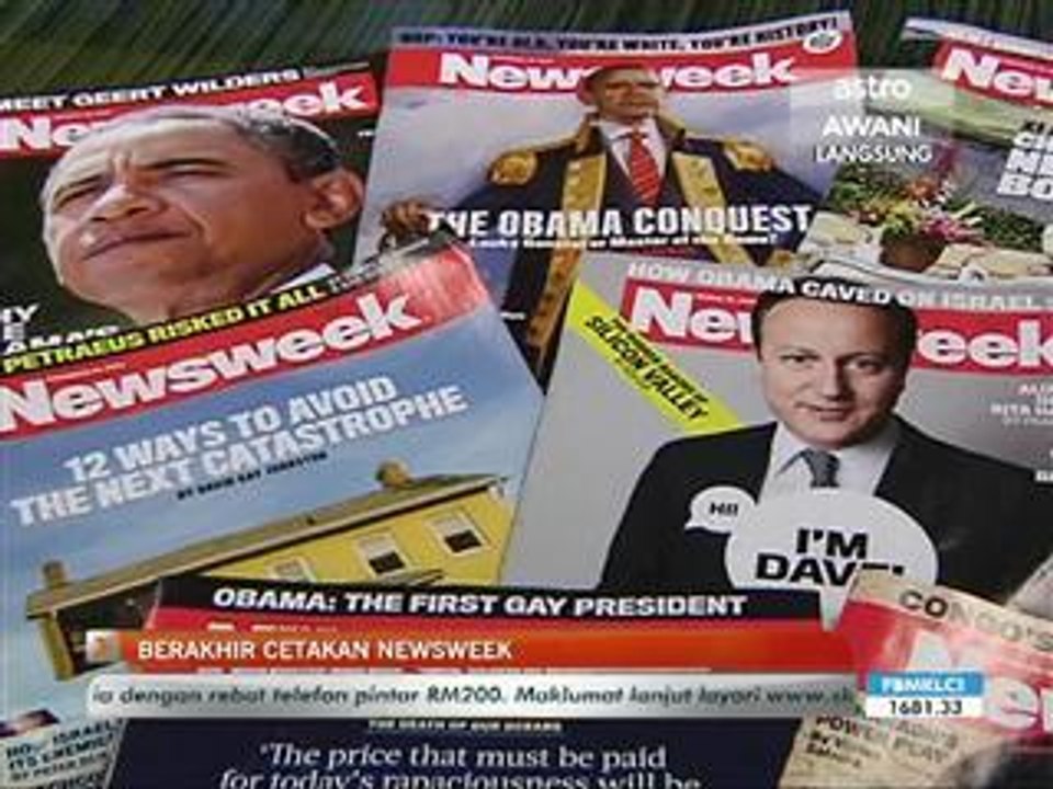 Penerbitan majalah Newsweek dihentikan