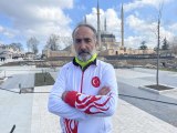Edirne'deki maratonda Ukraynalı atletler 
