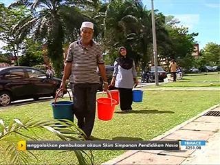 Krisis air lanjut hingga pertengahan Februari