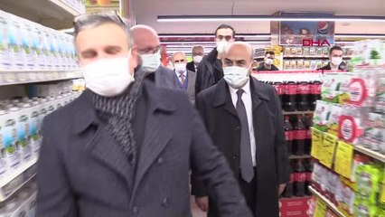 VALİ DEMİRTAŞ, MARKET DENETİMİNE KATILDI