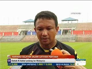 Harimau Selatan jalani latihan pertama