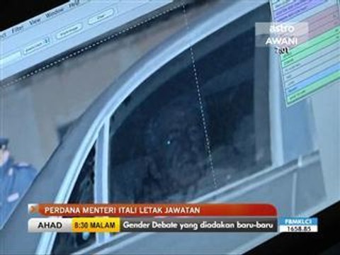 Perdana menteri Itali letak jawatan