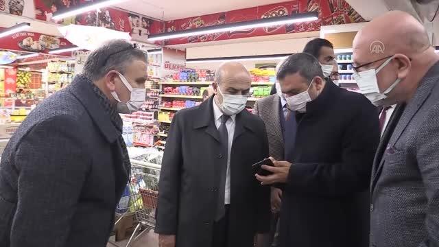 Vali Demirtaş stokçuluk ve fahiş fiyat denetimine katıldı