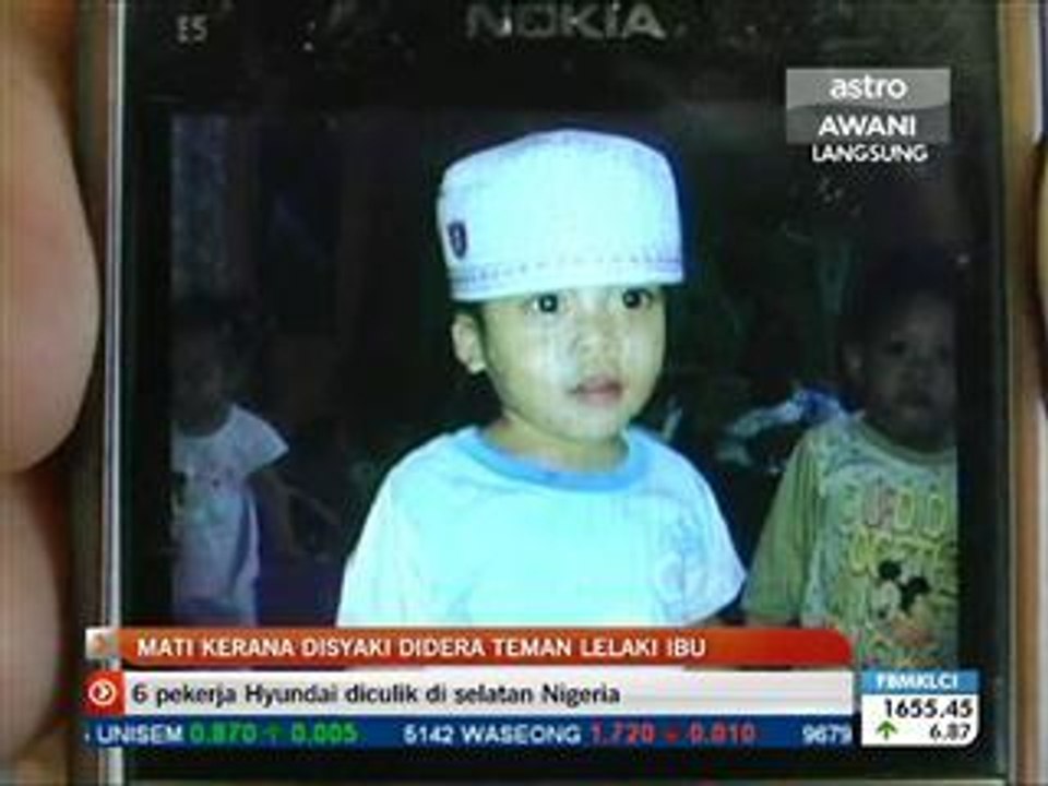 Kanak-kanak mati akibat didera