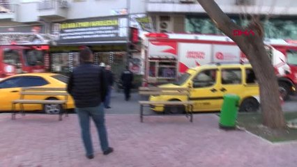 OTEL BACASINDAN ÇIKAN DUMAN KORKUTTU