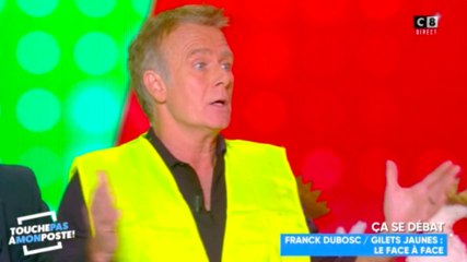 TPMP - Franck Dubosc enfile le gilet jaune