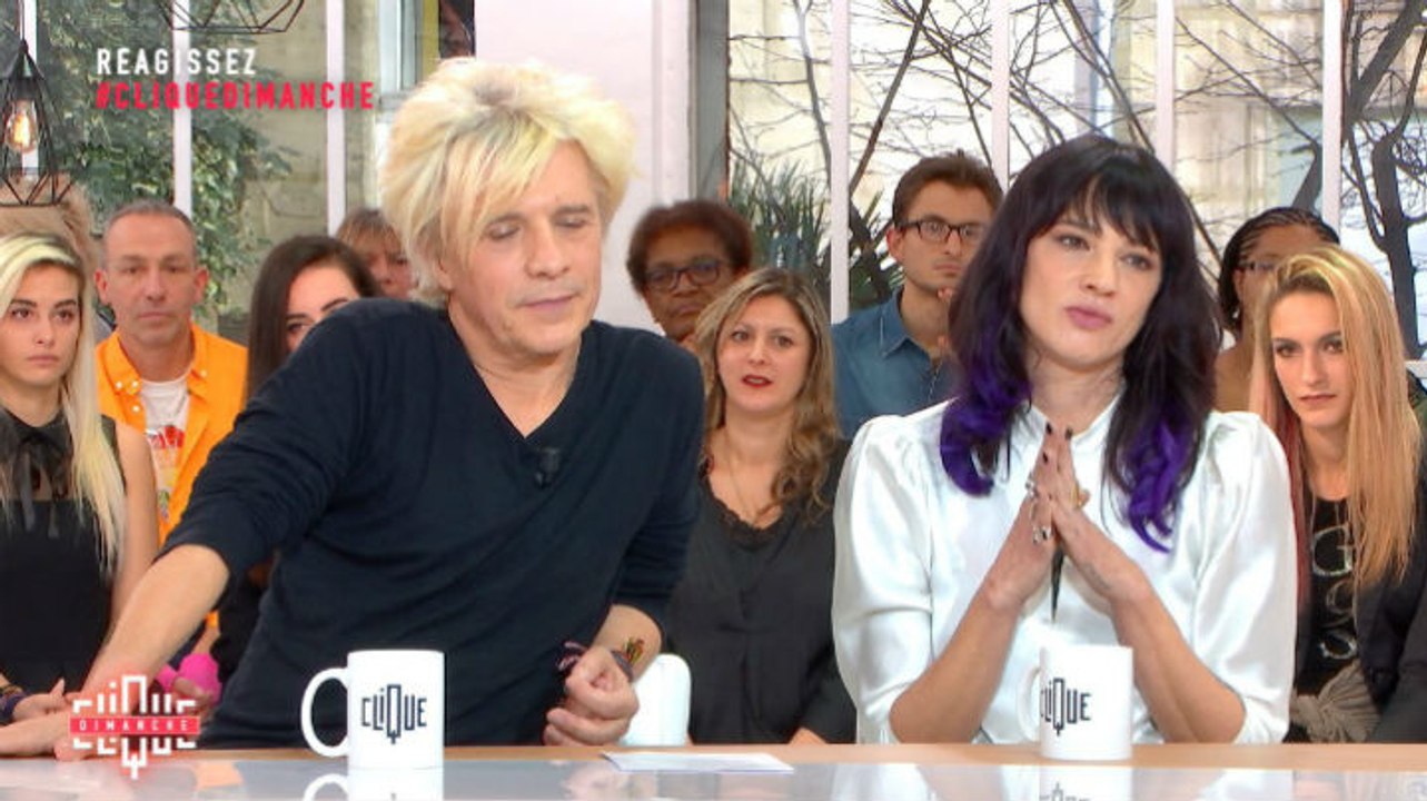 Asia Argento agacée par Mouloud Achour