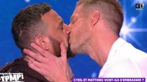 TPMP - Cyril Hanouna et Matthieu Delormeau s'embrassent