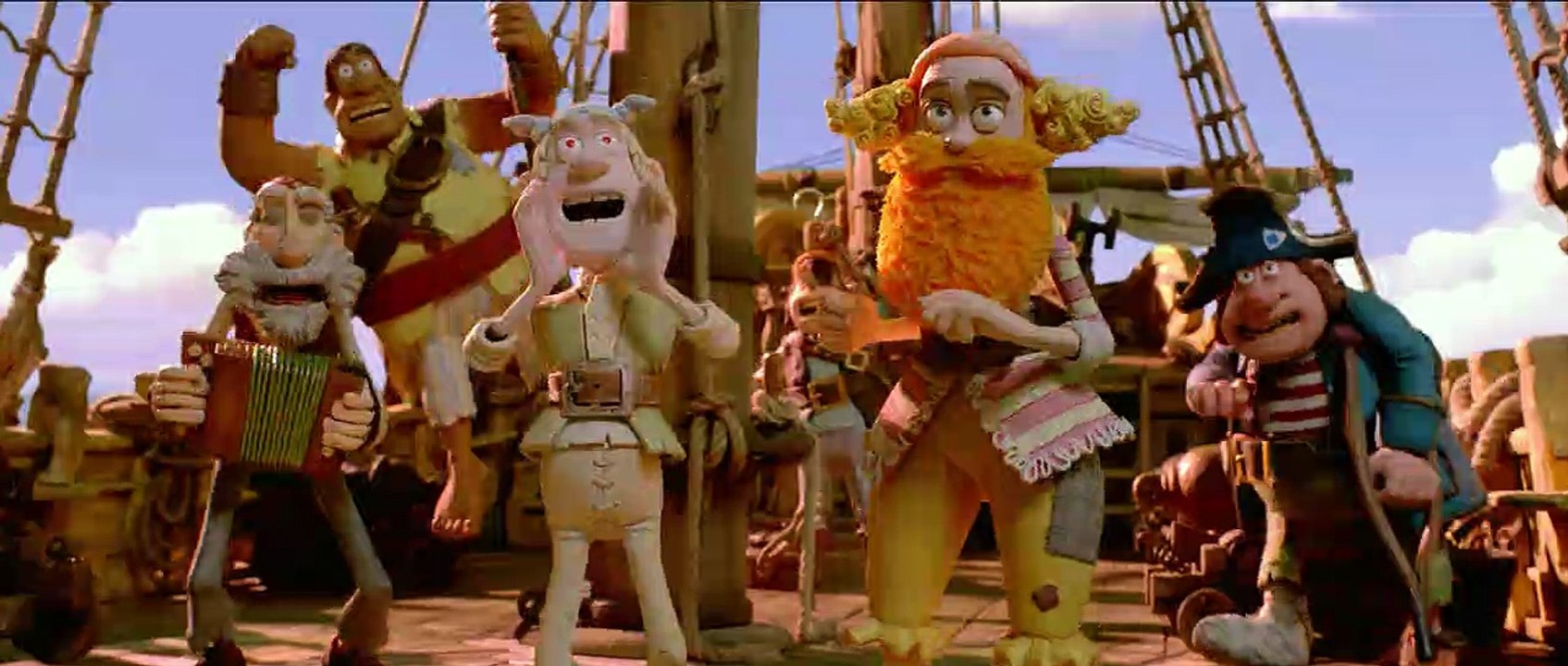 Die Piraten - Ein Haufen merkwürdiger Typen Trailer (2) DF
