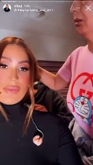 Vitaa a livré sa dernière prestation scénique avant son accouchement, sur le plateau de l'émission The Voice Belgique. Le 8 mars 2022.