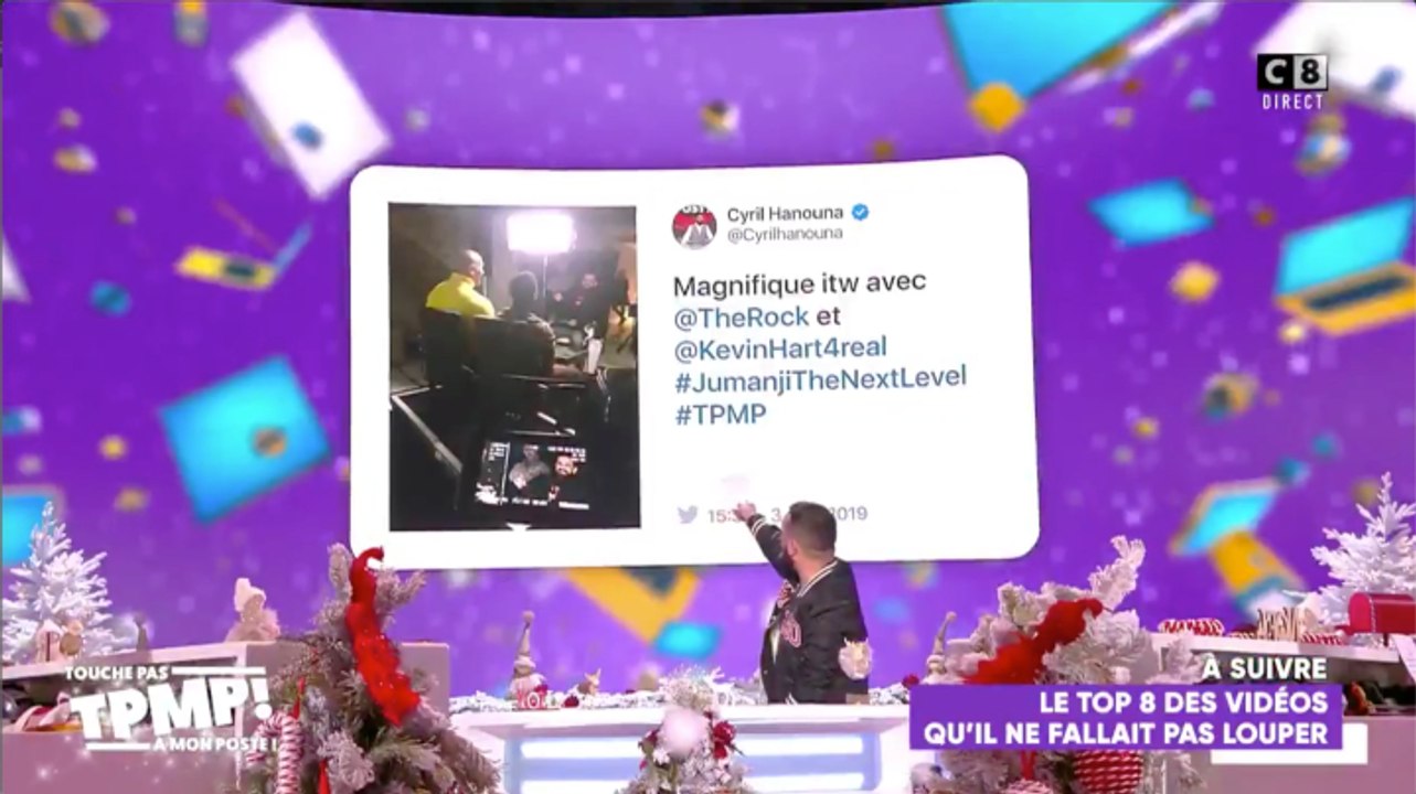 Cyril Hanouna fier d'avoir interviewé Dwayne Johnson : "C'est un de mes acteurs préférés"