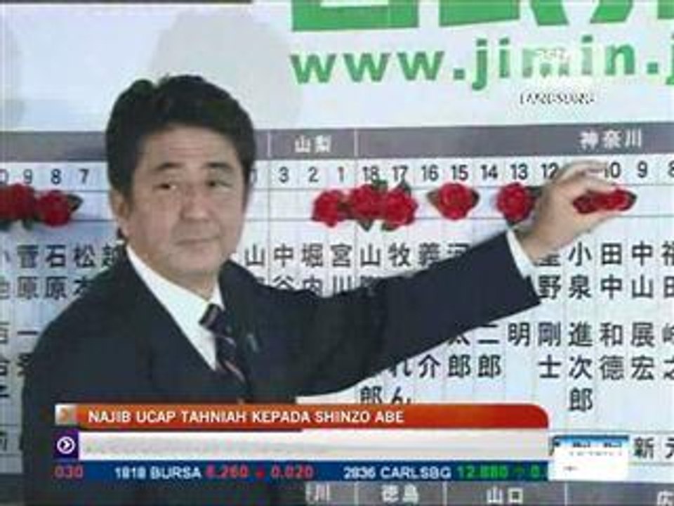 PM ucap tahniah kepada Shinzo