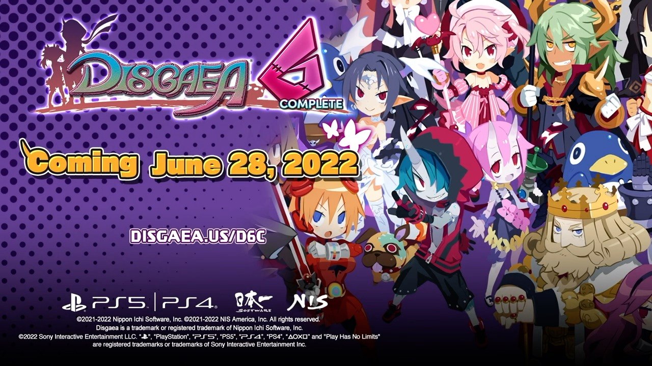 Disgaea 6 Complete - Character Trailer Release Date Announcement PS
