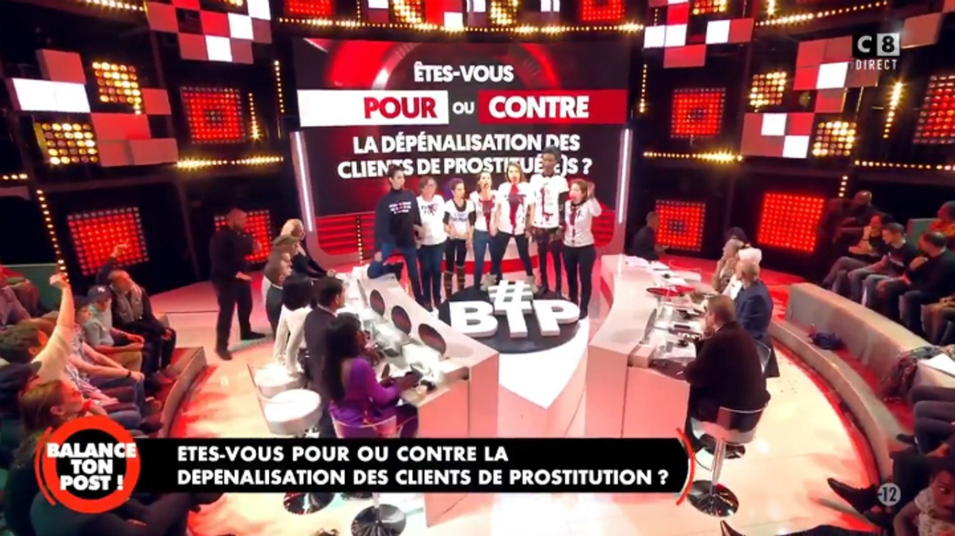 Balance ton Post (C8) : Un débat sur la prostitution s'envenime - Vidéo  Dailymotion