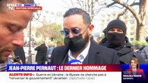 Cyril Hanouna s'exprime lors des obsèques de Jean-Pierre Pernaut au micro de BFMTV