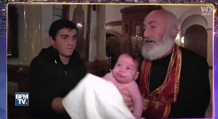 Le zapping du 23/11 : Un baptême qui réveille bébé !