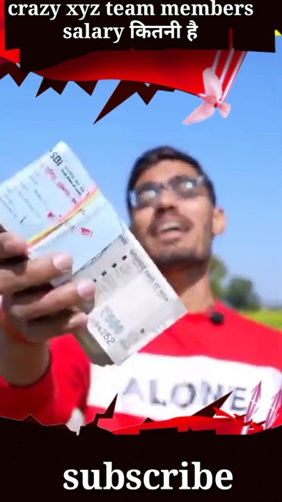 Crazy XYZ अपनी टीम को कितने पैसे देते है | #shorts #shortsvideo #crazyxyz #income