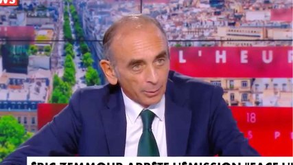 Eric Zemmour annonce qu'il quitte CNews