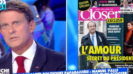 "On ne s'y attend pas !" : Manuel Valls revient sur l'affaire du scooter et de François Hollande dans TPMP