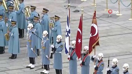 Erdoğan, İsrail Devlet Başkanını böyle karşıladı