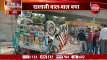 चम्बल नदी पर हादसा, दौड़ता ट्रेलर पुल से नीचे गिरा, देखें वीडियो