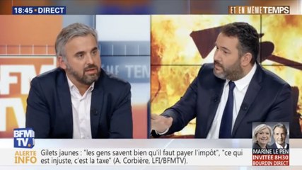 Echange tendu entre Alexis Corbière et Bruce Toussaint sur BFMTV