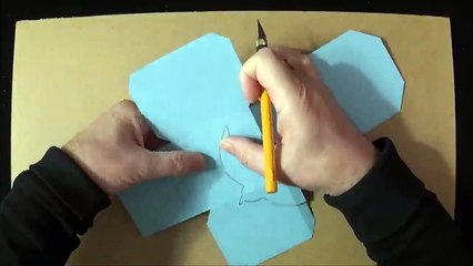 3D Art Design - Awesome Swallow Bird Cube