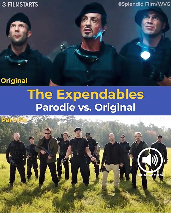 The Expendables VS Die Pute von Panem - Original VS Parodie (FILMSTARTS-Original)