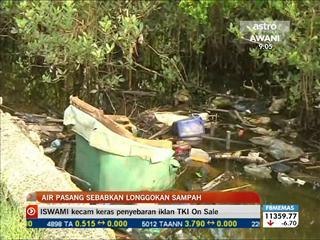 Air pasang punca longgokan sampah