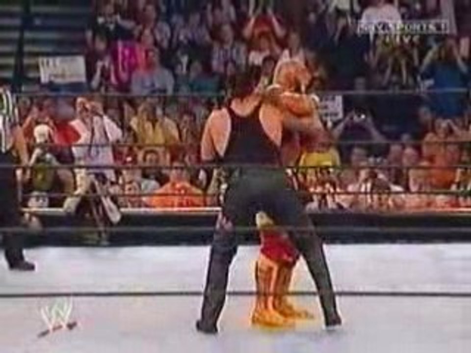 Undertaker Vs Hollywood Hulk Hogan - Worst Chokeslam Ever