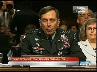 Pengarah CIA letak jawatan