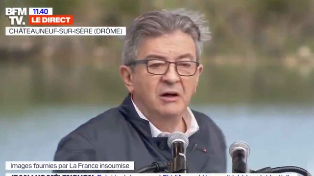 Jean-Luc Mélenchon s'en prend à Éric Zemmour : Zemmour ça veut dire 'olive' en arabe (BFM TV)
