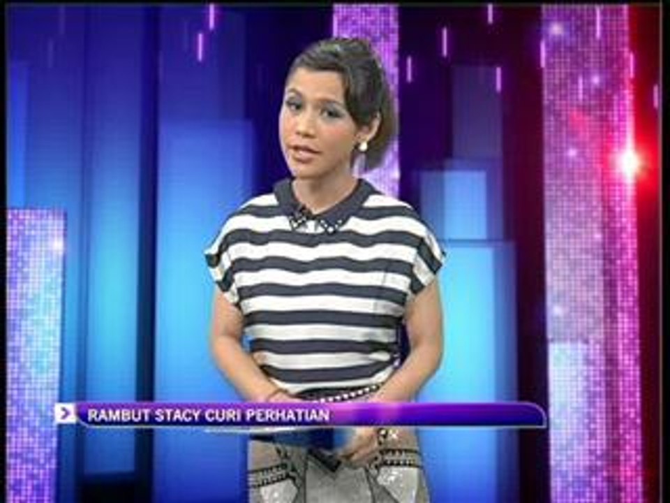 Rambut Stacy curi perhatian
