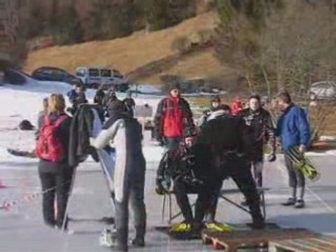 Oyonnax plongée sous glace