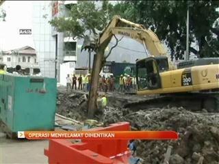 Operasi menyelamat dihentikan