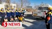 All-women flaw detection team on railway in China’s Ningxia province
