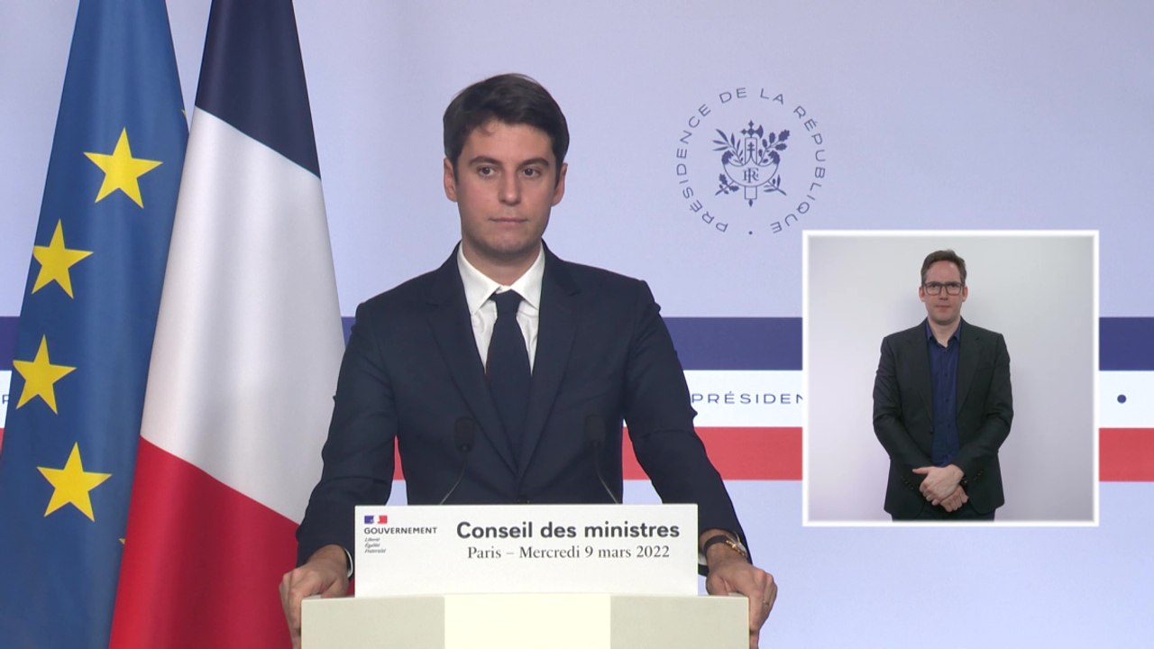 Compte rendu du Conseil des ministres du 9 mars 2022