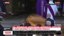 Les images émouvantes du cercueil du journaliste  Jean-Pierre Pernaut qui entre dans la basilique Saint-Clotilde à Paris
