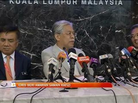 Idris Jusoh beri amaran saman Rafizi