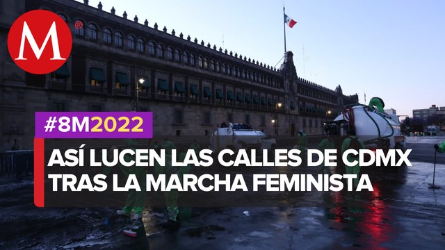Daños en negocios tras marchas feministas en la CdMx