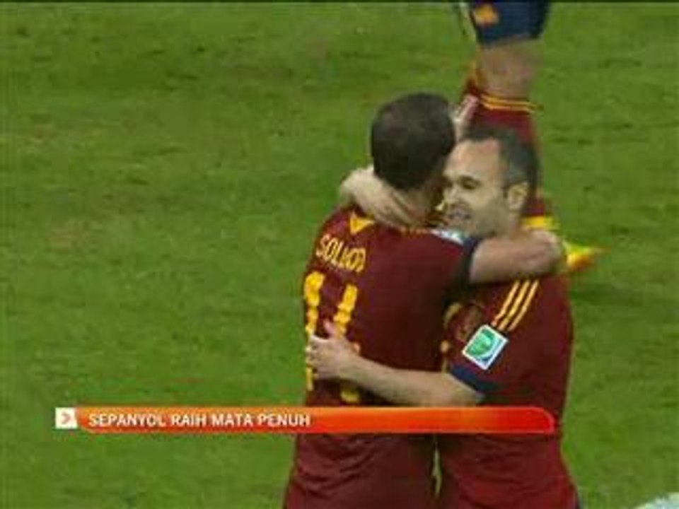 Sepanyol membenam Uruguay 2-1