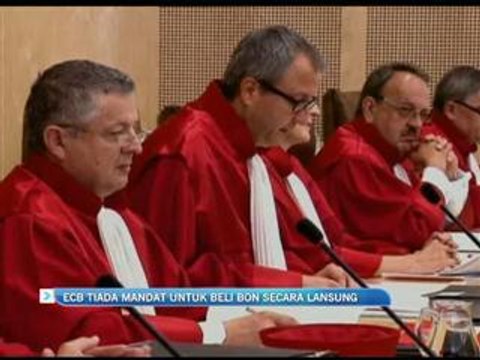 ECB tiada mandat untuk beli BON secara langsung