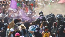 8 detenidas en Morelia tras manifestaciones