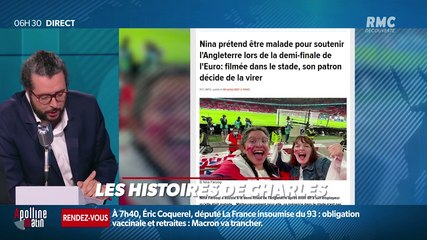 Zapping du 13/07 : Une supporter ment à son patron pour voir la finale de l'Euro... et se fait griller à la télé !