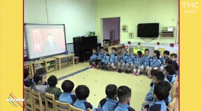 Le zapping du 19/10 : des enfants obligés de regarder un discours politique dans une crèche !