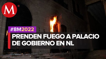 Daños en Palacio de Gobierno de NL no manchan lucha de mujeres: Samuel García