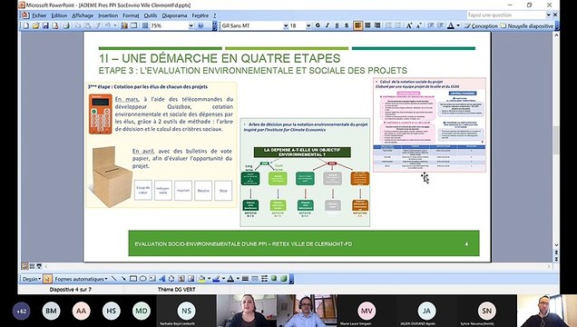 Webinaire ADEME Territoire Engagé Climat-Air-Énergie « Budget vert : Évaluation socioenvironnementale d'une programmation pluriannuelle d'investissement (PPI) », avec Clermont-Ferrand